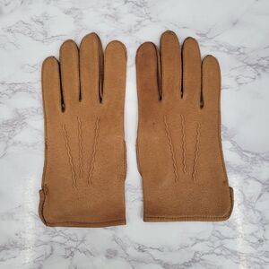 Gates Vintage Deerskin Men's Tan Leather Gloves